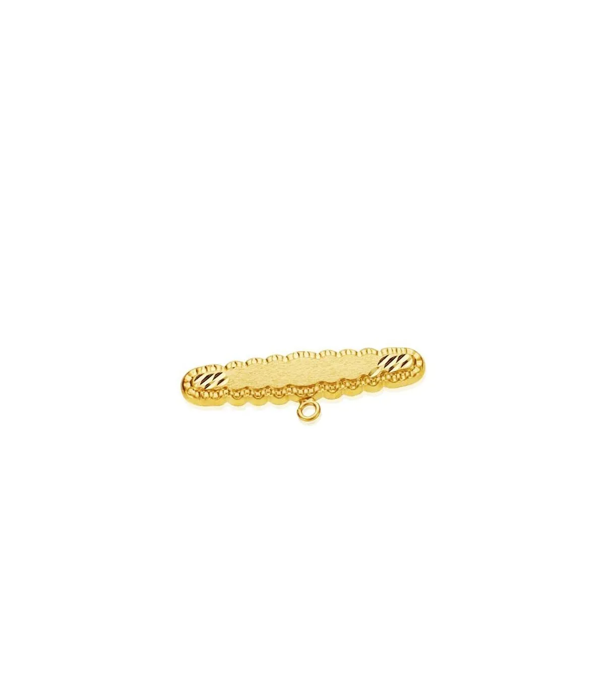 Alfiler  oro  9 ktes nube barroco
