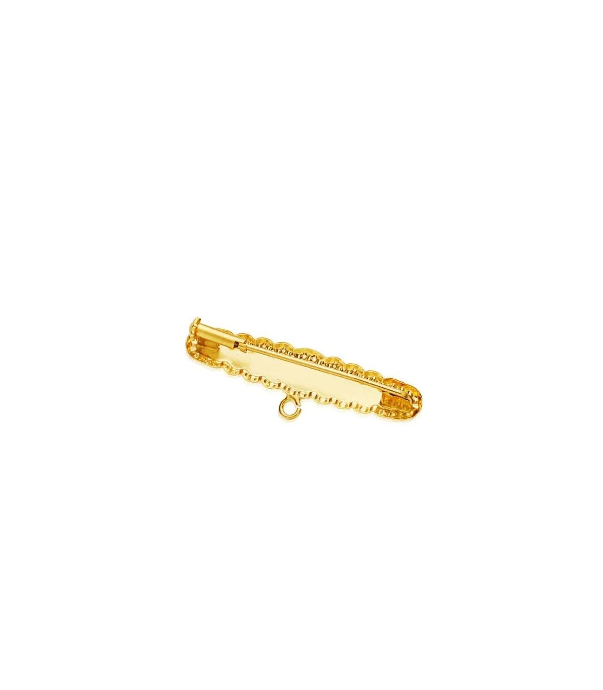 Alfiler  oro  9 ktes nube barroco