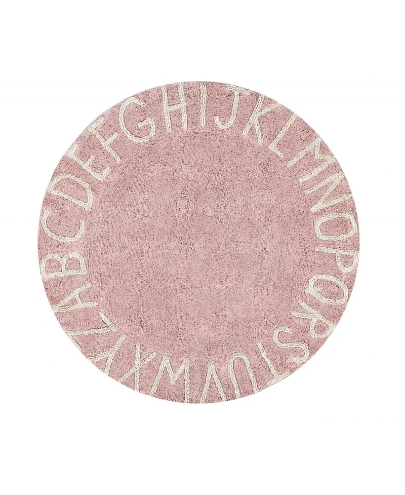 Alfombra Lavable Lorena Canals Round ABC Vintage Nude