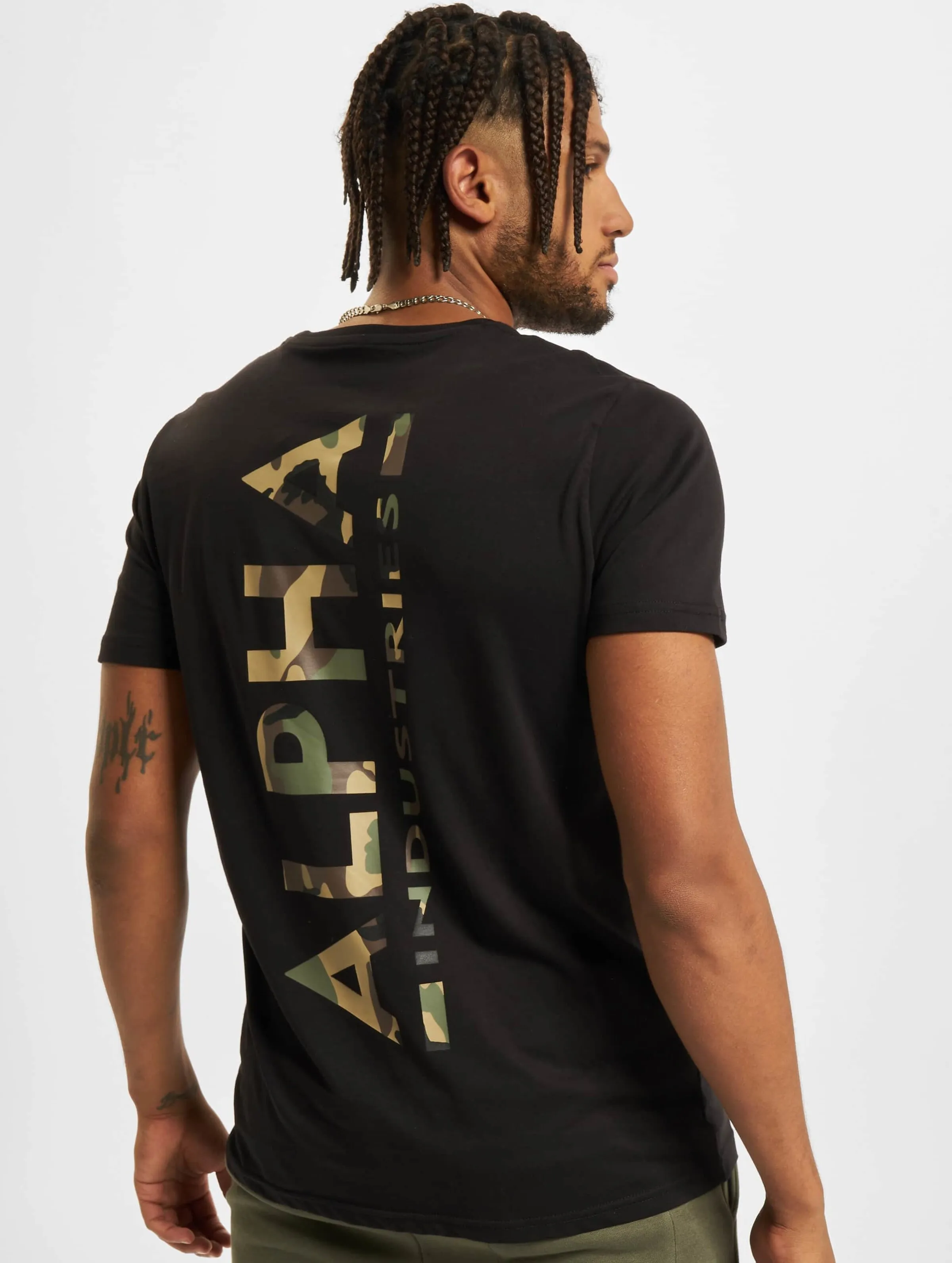 Alpha Industries Backprint Camo Print