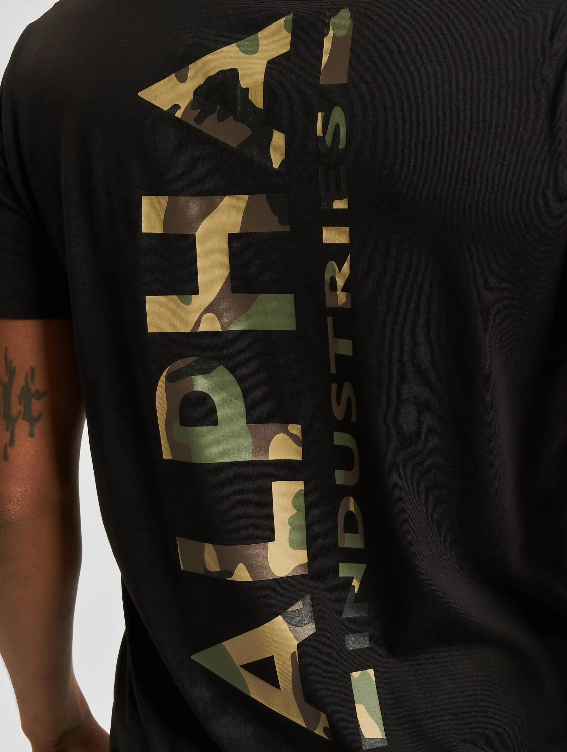 Alpha Industries Backprint Camo Print