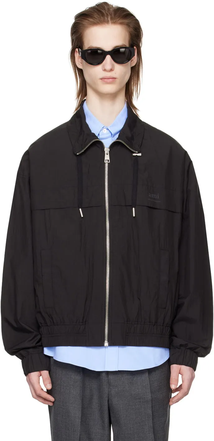 AMI Paris Drawstring Bomber Jacket