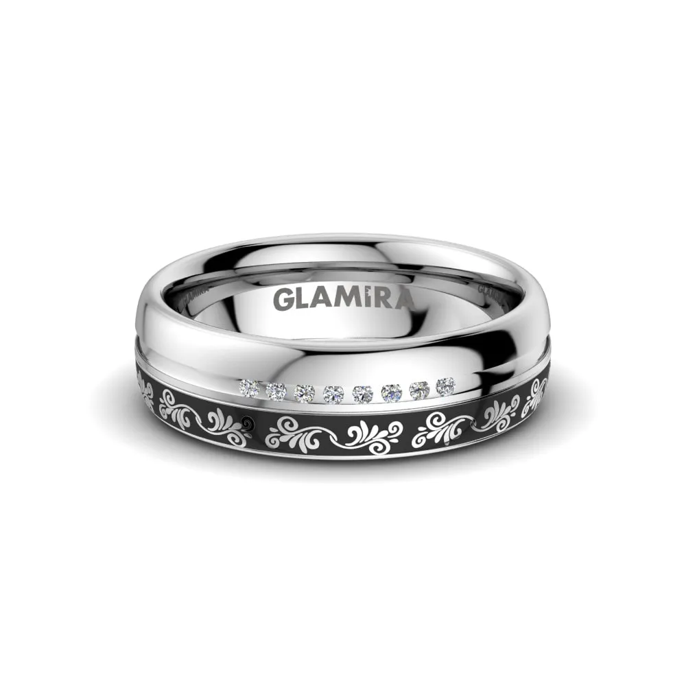 Anillo Boda Mujer Ornate Passion 6 mm