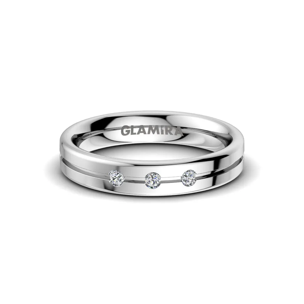 Anillo de boda Immortal Trust 4 mm