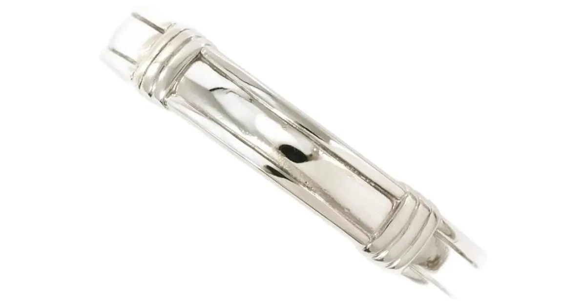 Anillo de platino Yves Saint Laurent 