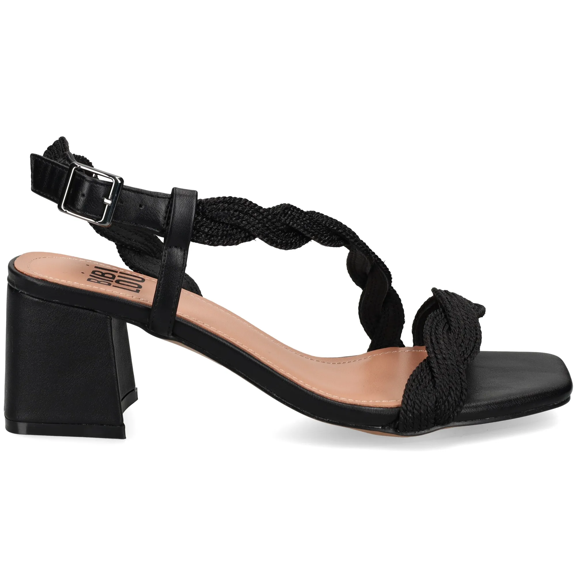 BIBI LOU Sandalias con tacón de Mujer NEGRO