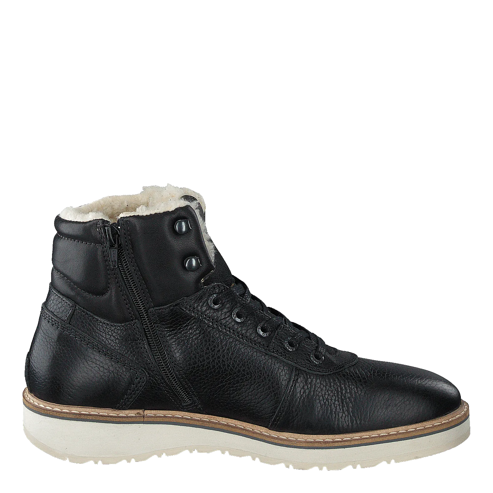 Björn Zapatos Borg Runo Hgh Fur M Blk