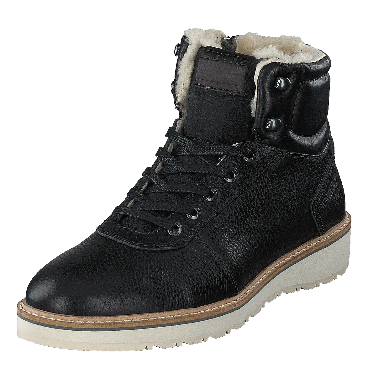 Björn Zapatos Borg Runo Hgh Fur M Blk