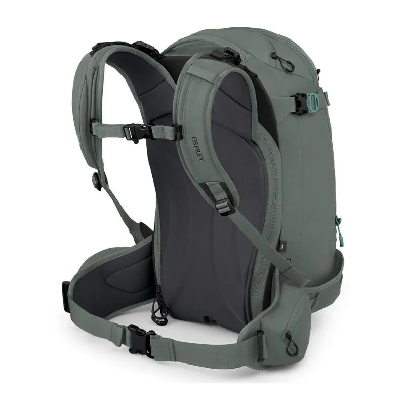 Bolsa de esquí y snowboard para mujer Osprey Kresta 30 (Pine Leaf Green)