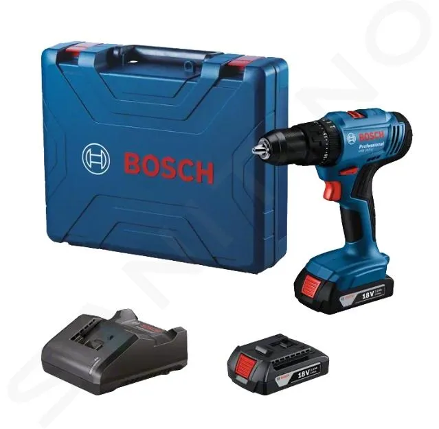 BOSCH HERRAMIENTAS  TALADRO ATORNILLADOR AKU 18V CON ATORNILLADOR DE IMPACTO, 2X BATERíA 2,0 AH LIION, CARGADOR 06019K9100