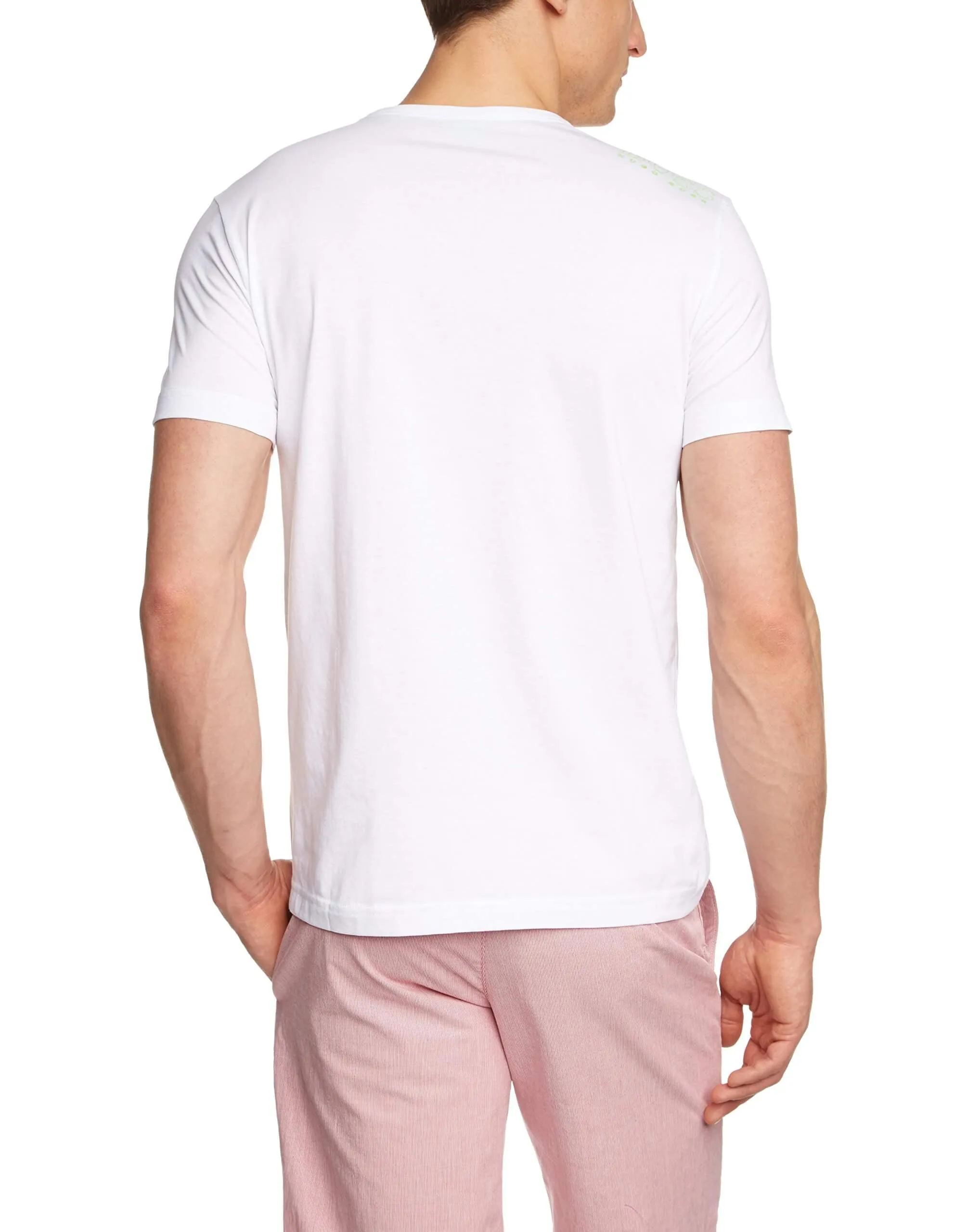 Boss Green Camiseta de ajuste regular con detalles de contraste