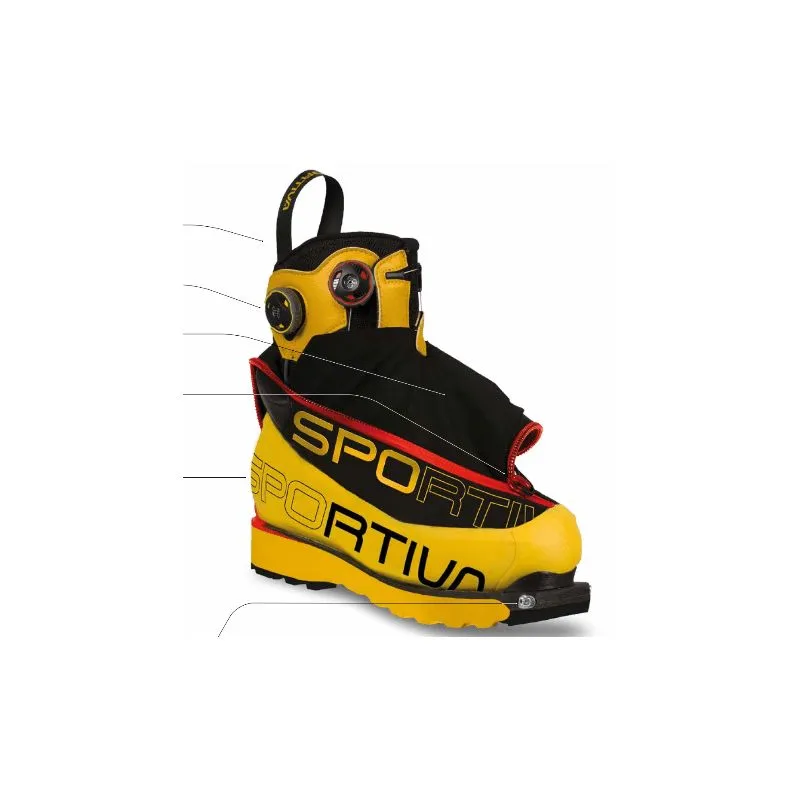 Botas de montaña La Sportiva Olympus Mons Cube (Amarillo/Negro)