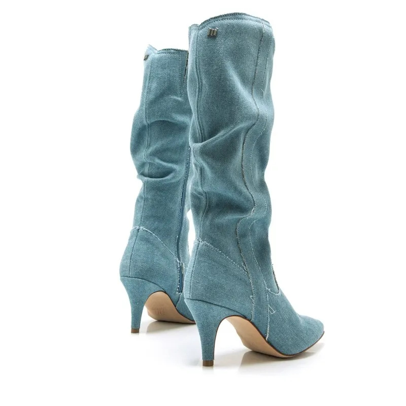 Botas Vestir de Mujer MTNG CHANTAL Azul 57521