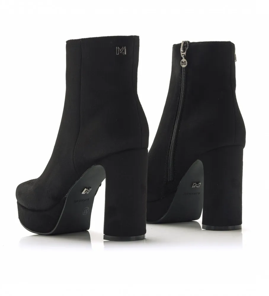 BOTINES DRESSED NEGRO ALTURA TACóN 10CM