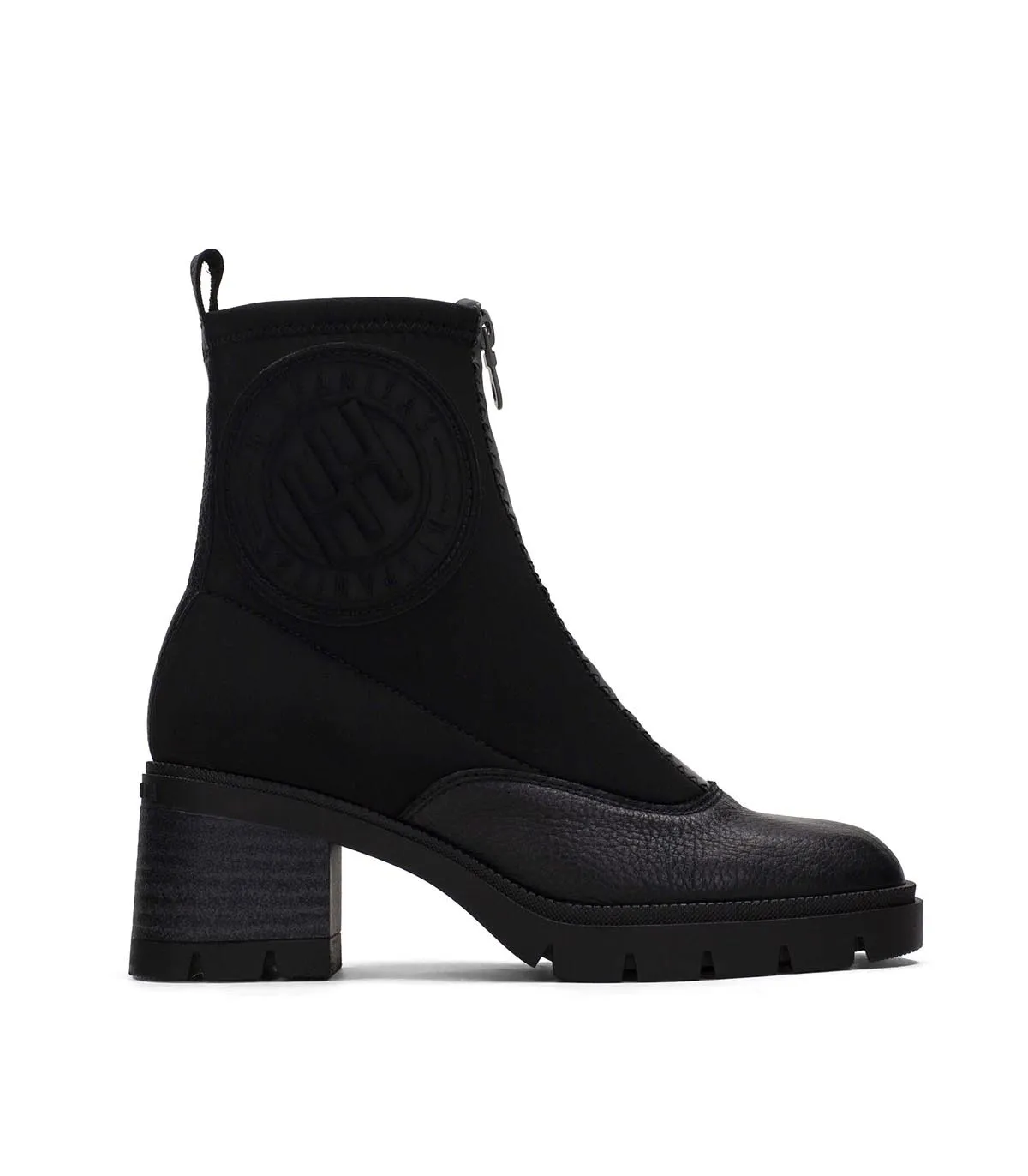 BOTINES MUJER TACÓN ANCHO HI233110 NEGRO