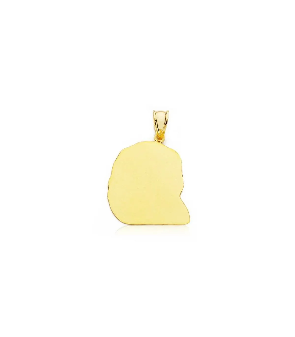 Cabeza Cristo Yacente 18 Ktes 23x21mm