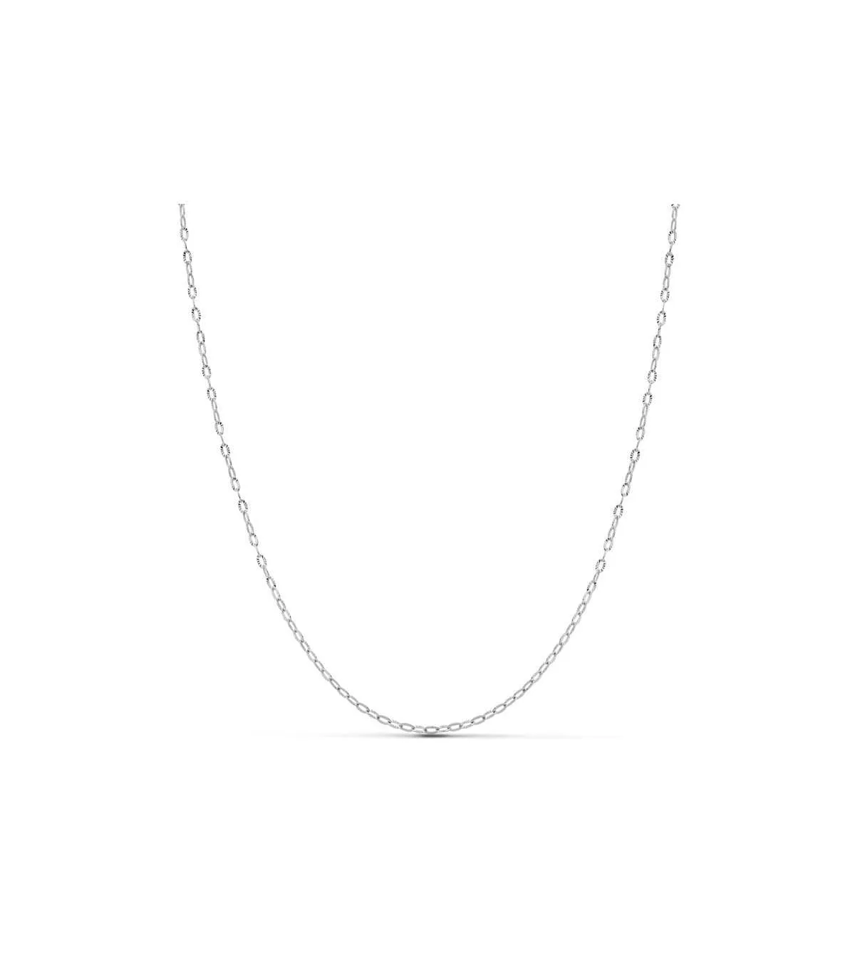 Cadena OB Diamantada 1.5 mm 18 Ktes 45 cm