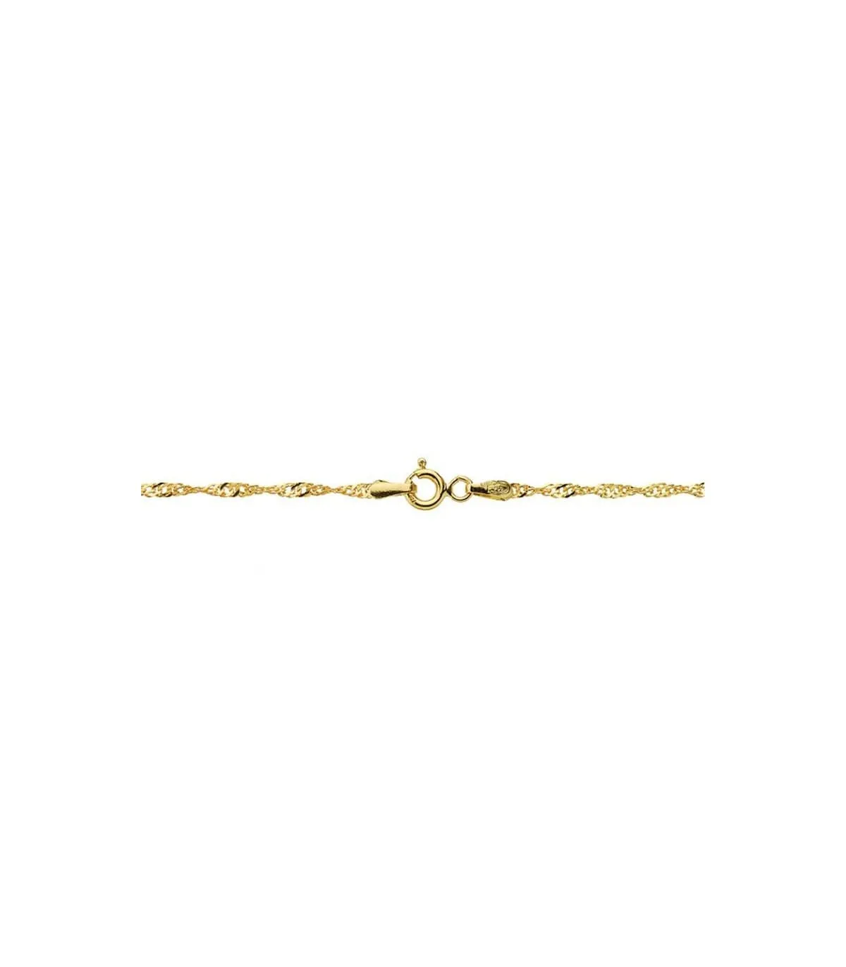 Cadena Singapur 1.8mm 18 Ktes 50 cm