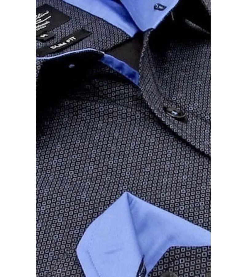 CAMISA CON ESTAMPADO  3067NW  AZUL