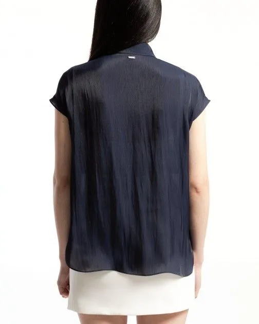 Camisa de manga corta Armani Exchange 3DYC19 Azul