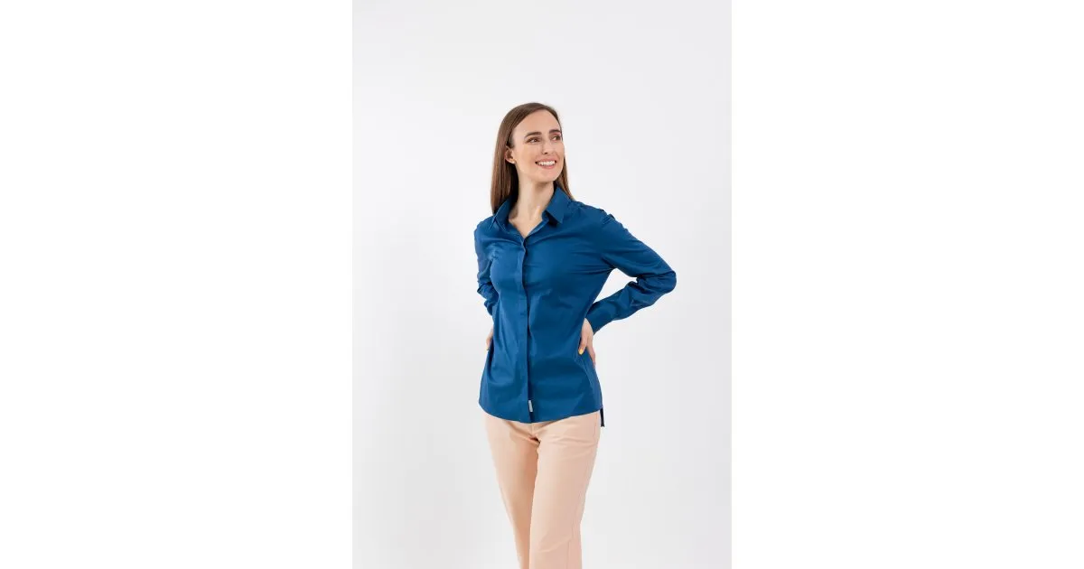 CAMISA DE MUJER BE LENKA ESSENTIALS  NAVY