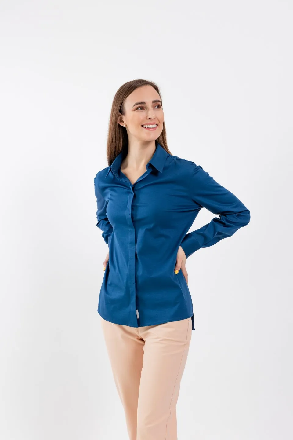 CAMISA DE MUJER BE LENKA ESSENTIALS  NAVY