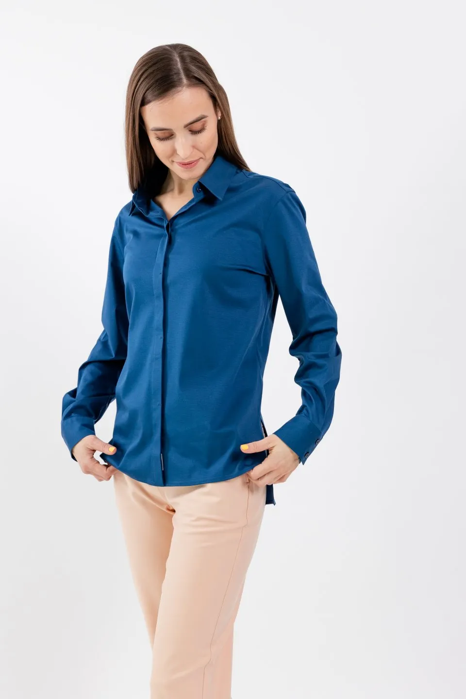 CAMISA DE MUJER BE LENKA ESSENTIALS  NAVY
