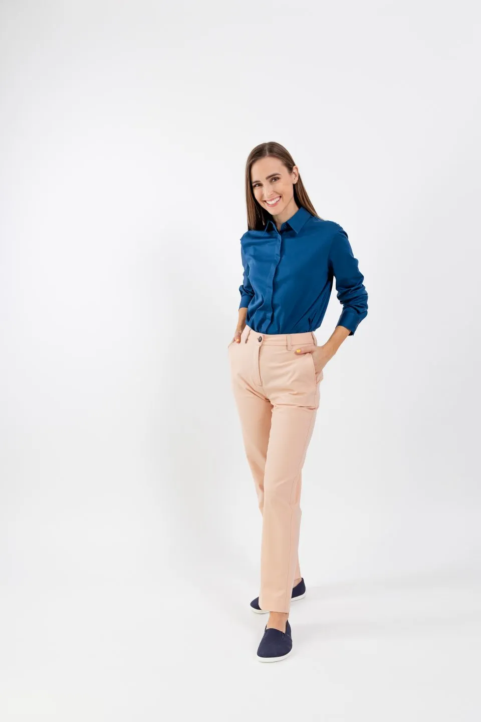 CAMISA DE MUJER BE LENKA ESSENTIALS  NAVY
