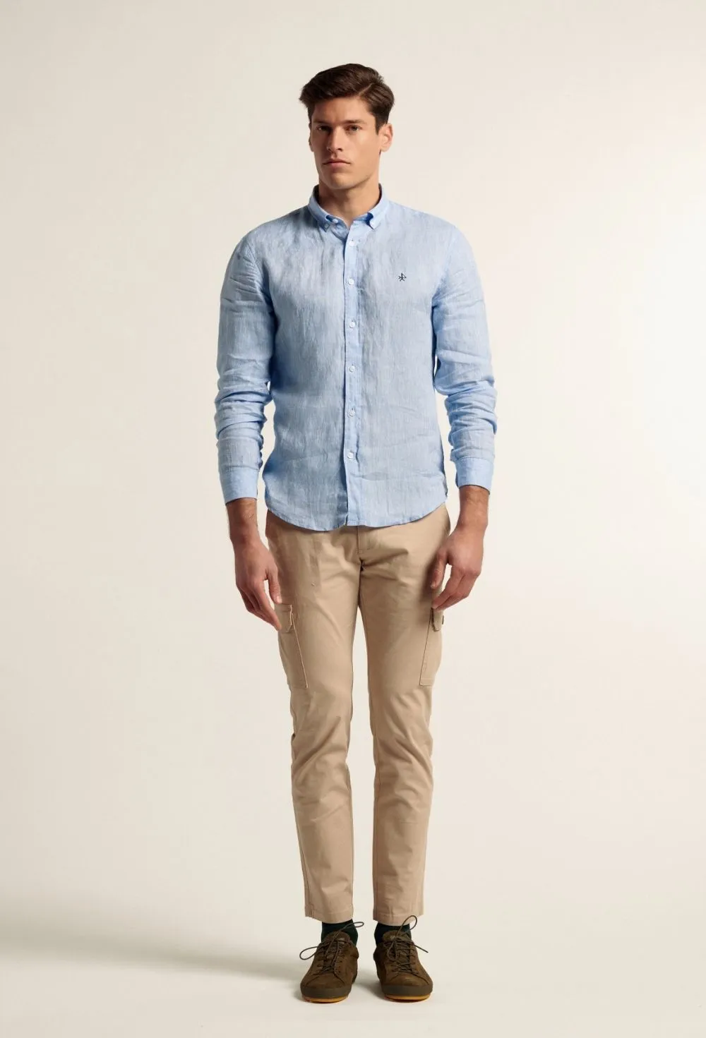Camisa modelo Sáhara celeste