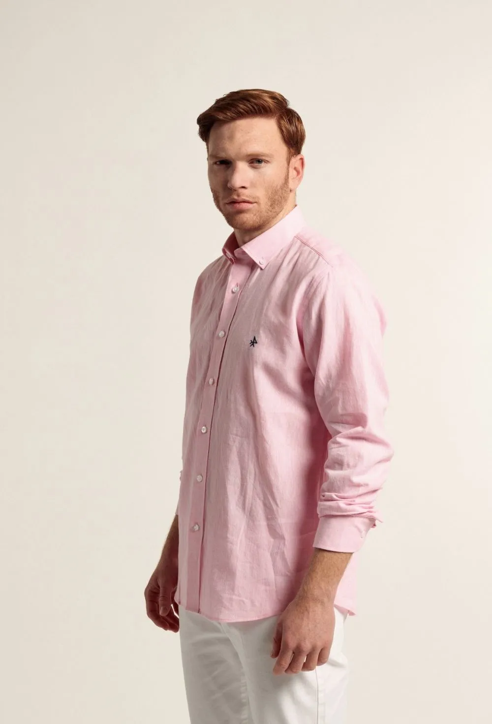 Camisa modelo Sáhara rosa