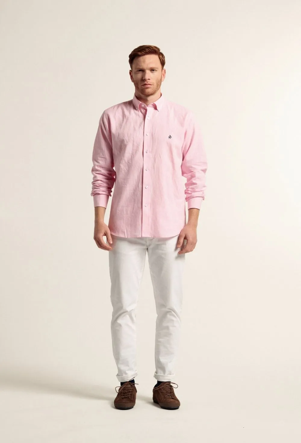 Camisa modelo Sáhara rosa
