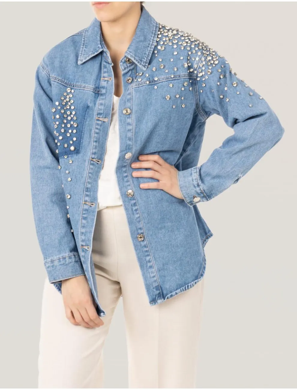 Camisa Obvio Grace Azul