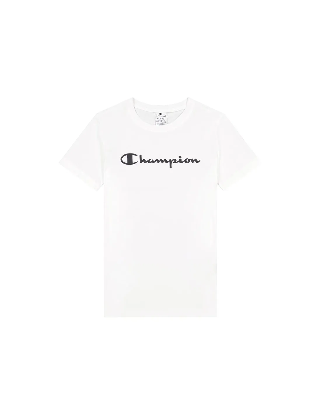 Camiseta Champion Big Script Logo W White
