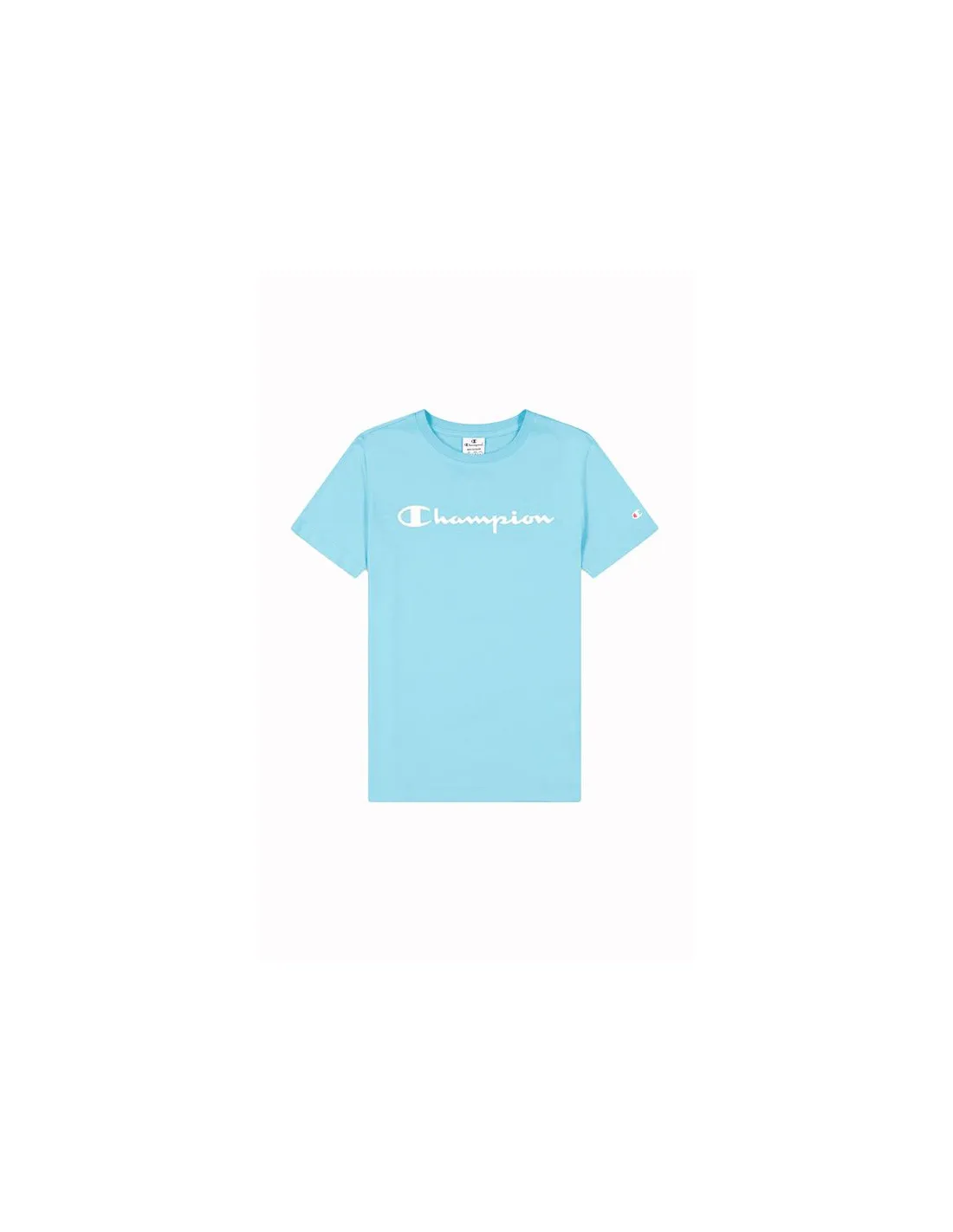 Camiseta Champion Crewneck Azul Mujer