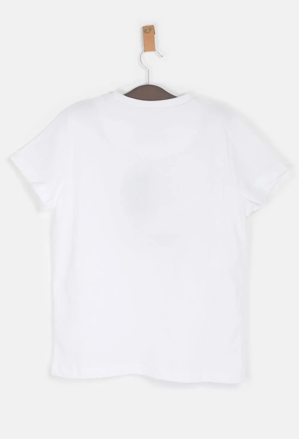 Camiseta de mujer modelo flowers blanca