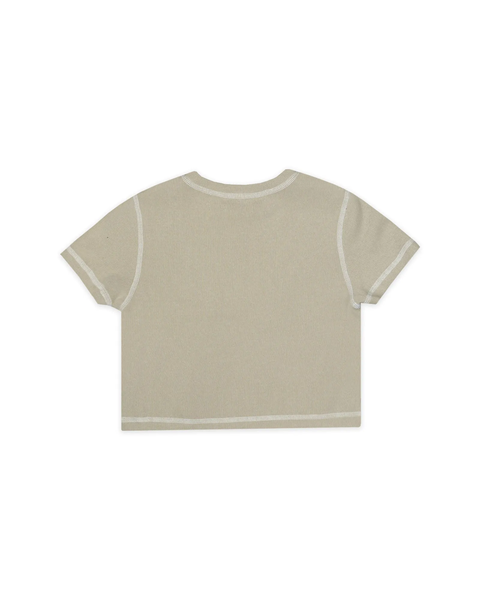 CAMISETA GRAPHIC TEE RIB SEAM  WEEDGREEN VERDE