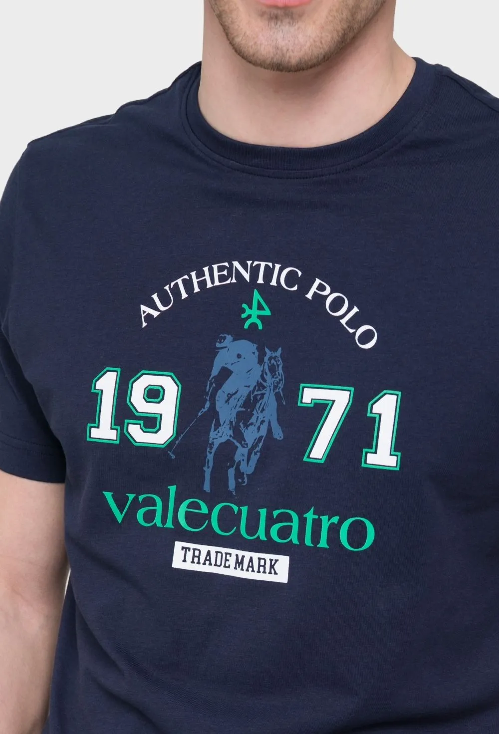 Camiseta hombre modelo 1971 color azul marino