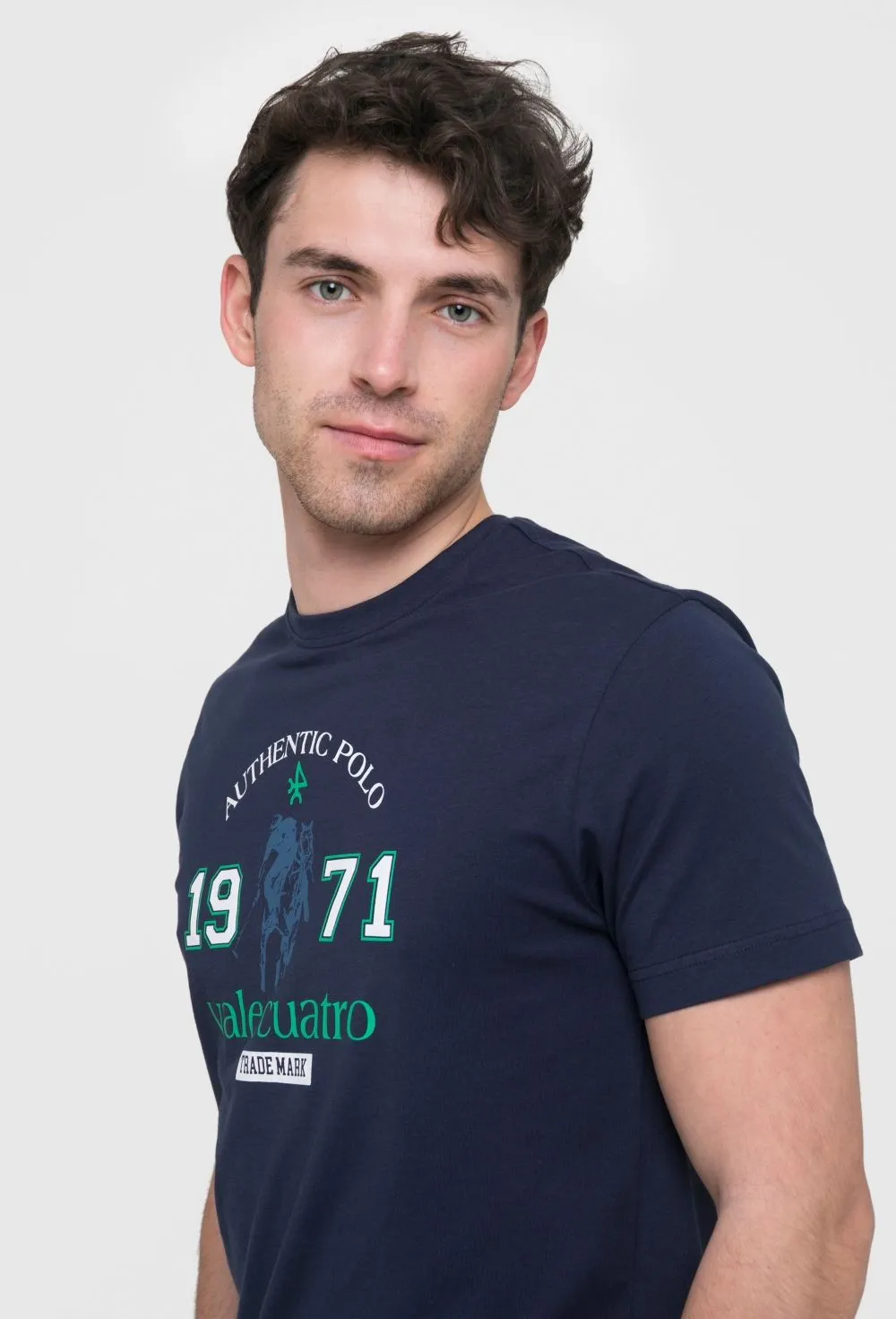 Camiseta hombre modelo 1971 color azul marino