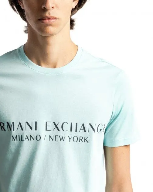 camiseta slim fit Armani Exchange 8NZT72 Z8H4Z Azul