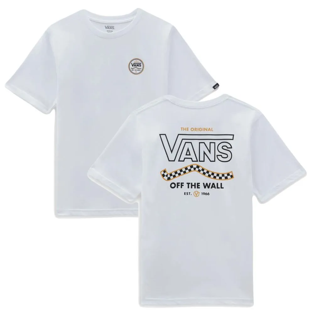 CAMISETA VANS LOCKITB BLANCO JUNIOR NIñOS T SHIRT