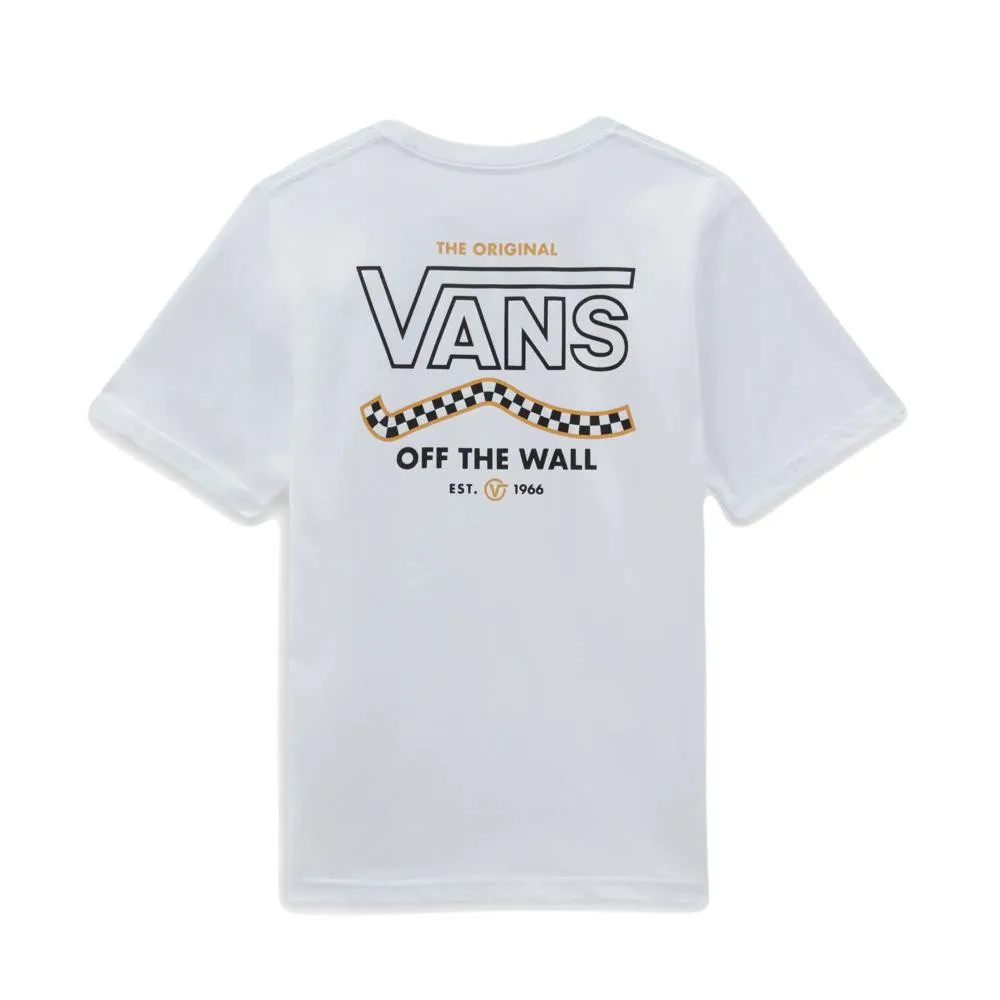 CAMISETA VANS LOCKITB BLANCO JUNIOR NIñOS T SHIRT