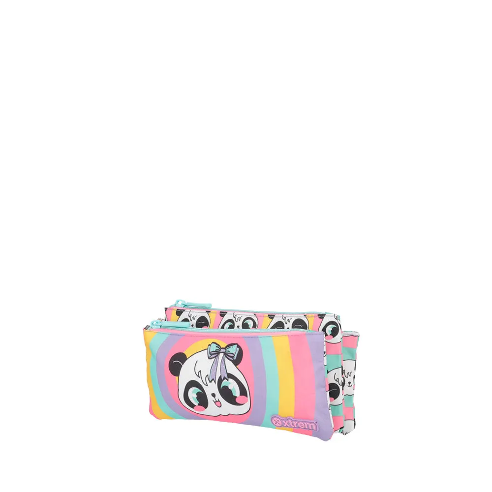 Cartuchera para nias Trinity multicolor