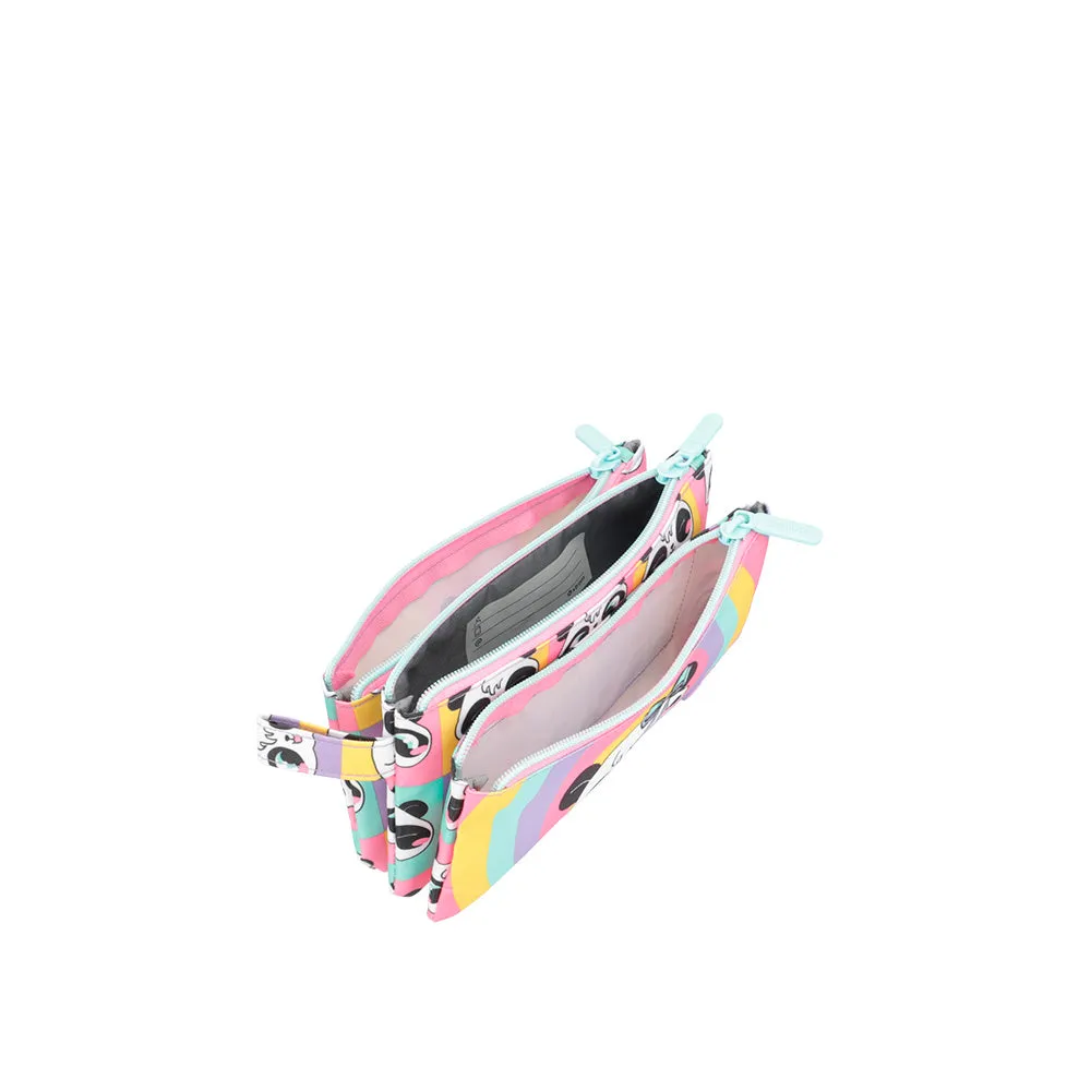 Cartuchera para nias Trinity multicolor