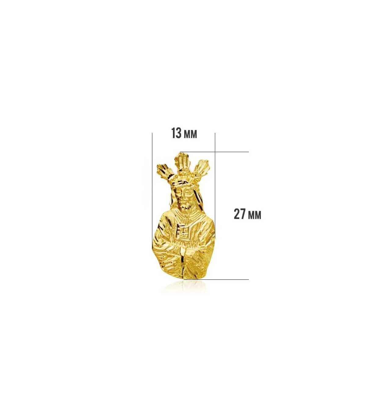 Cautivo silueta 18 Ktes 27x13mm