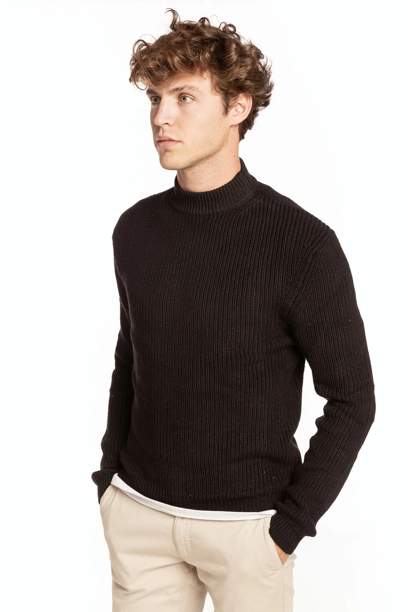 Celopman Suéter Cuello Cisne Inglés