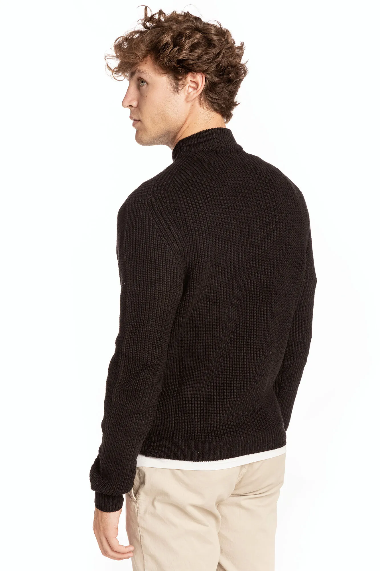 Celopman Suéter Cuello Cisne Inglés