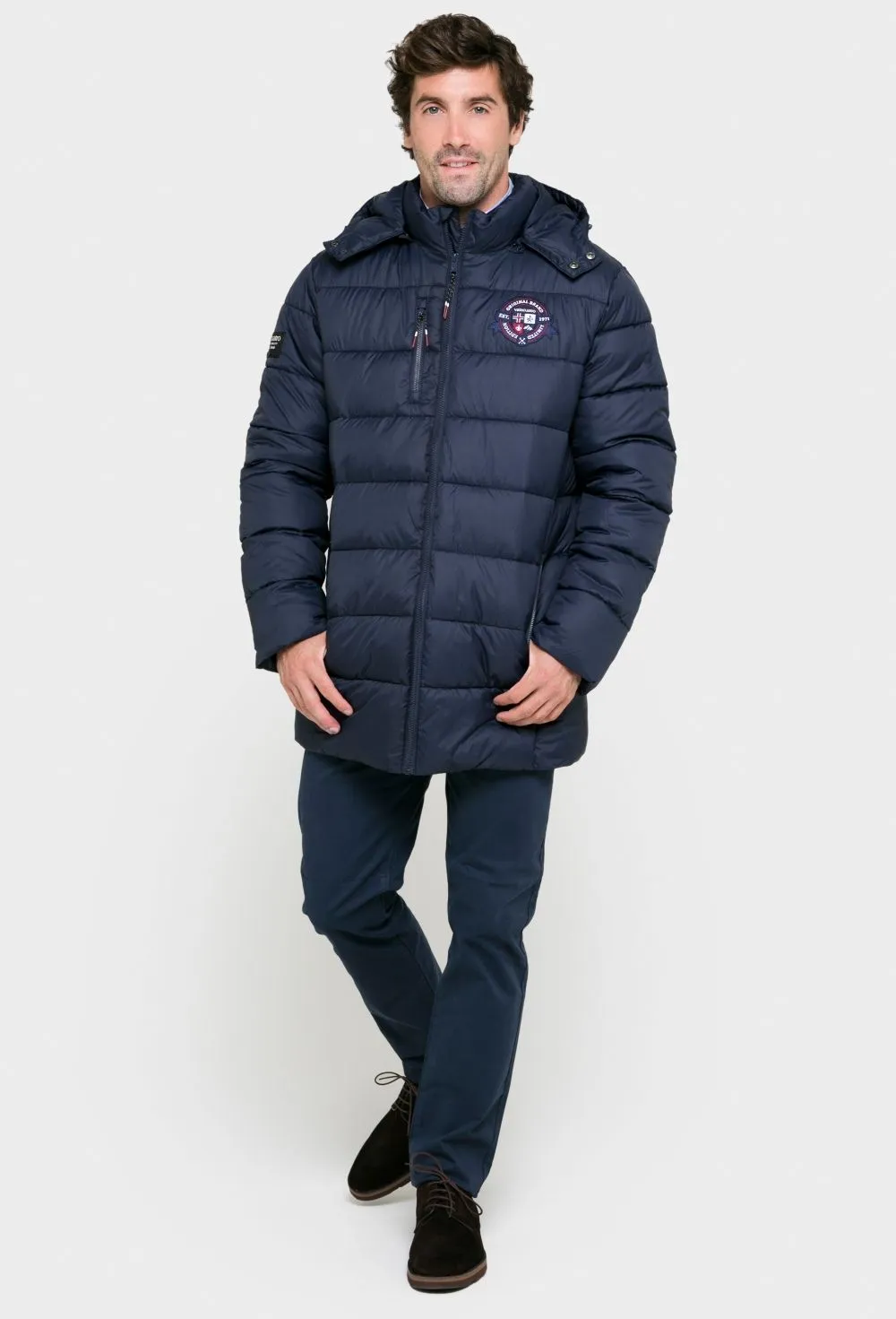 Chaqueta acolchada azul marino modelo Everest