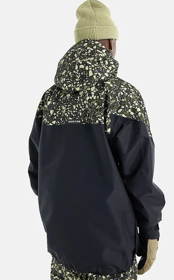 CHAQUETA BURTON PILLOWLINE ANORAK 2L GORETEX  SEDIMENT/TRUE BLACK  MEN´S