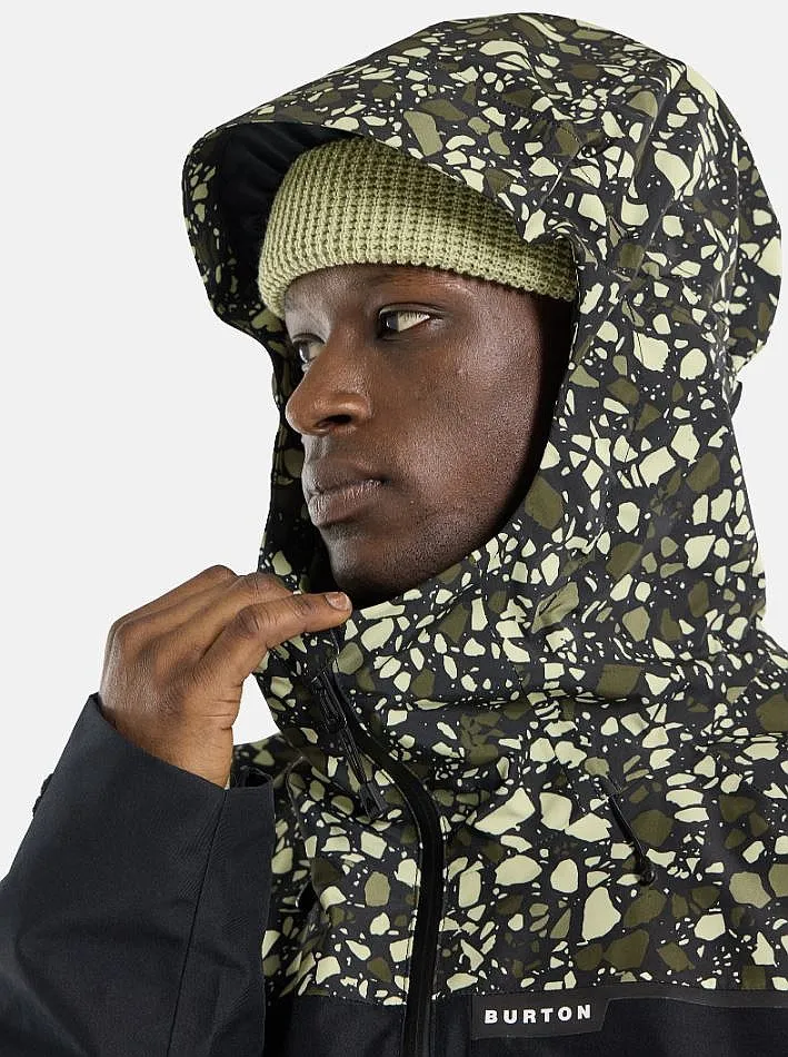 CHAQUETA BURTON PILLOWLINE ANORAK 2L GORETEX  SEDIMENT/TRUE BLACK  MEN´S