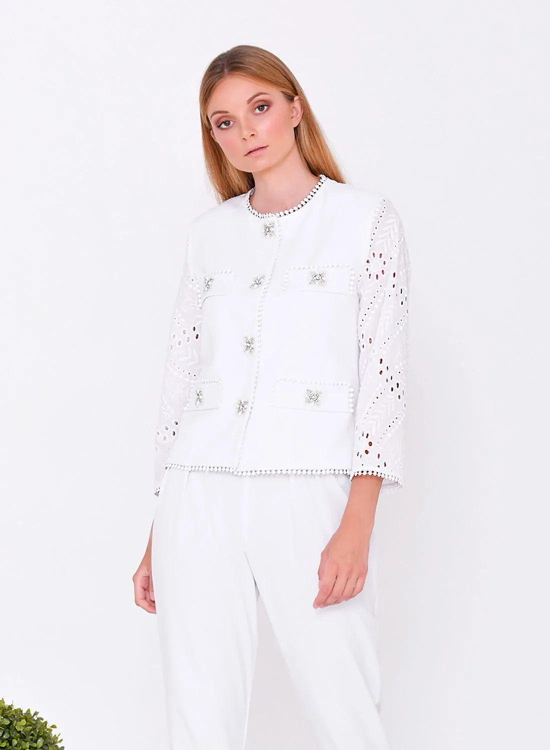 Chaqueta comuniones apliques